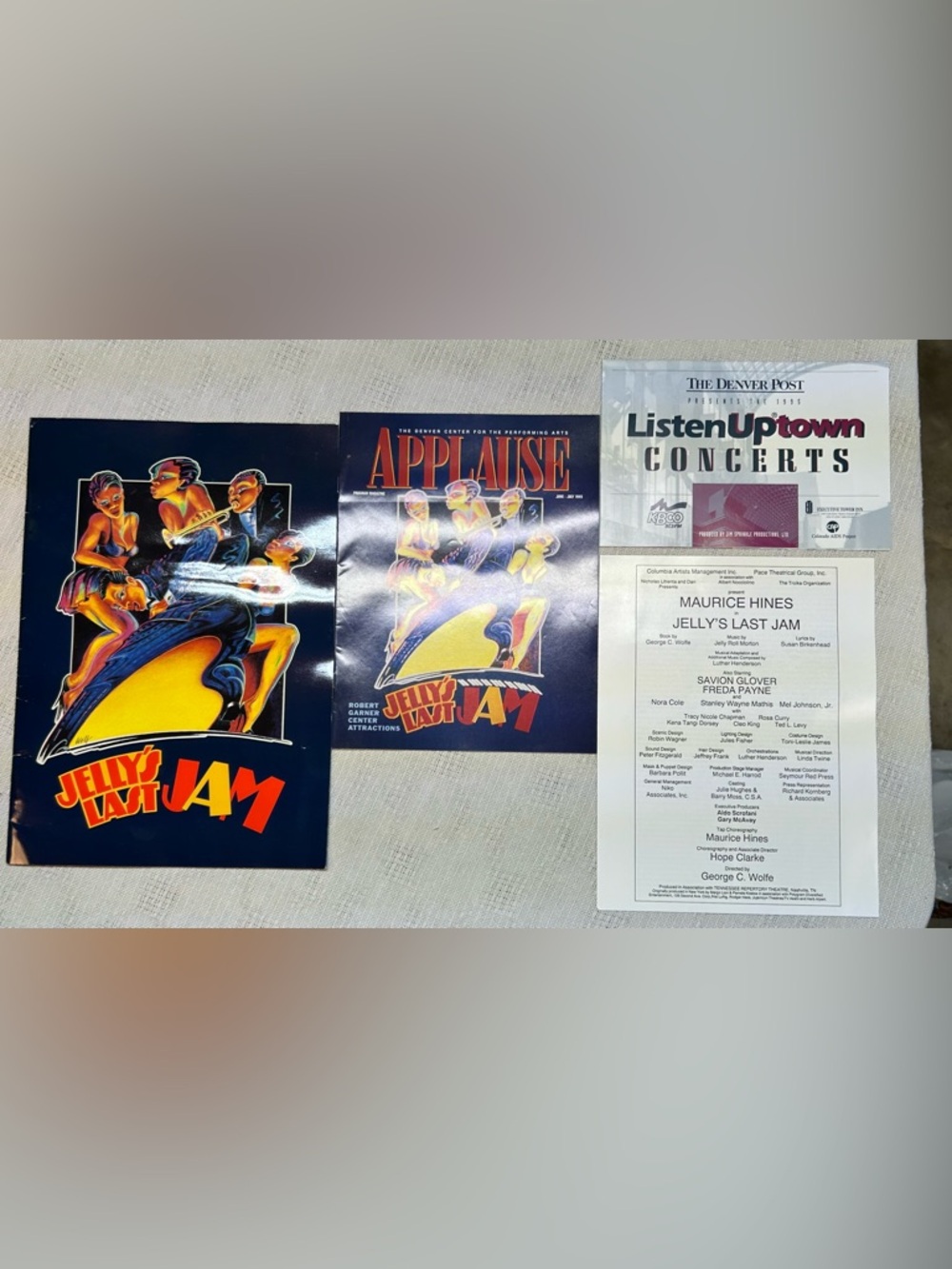 Jelly's Last Jam Virginia Theatre Souvenir Program Premiere 1992 Gregory Hines